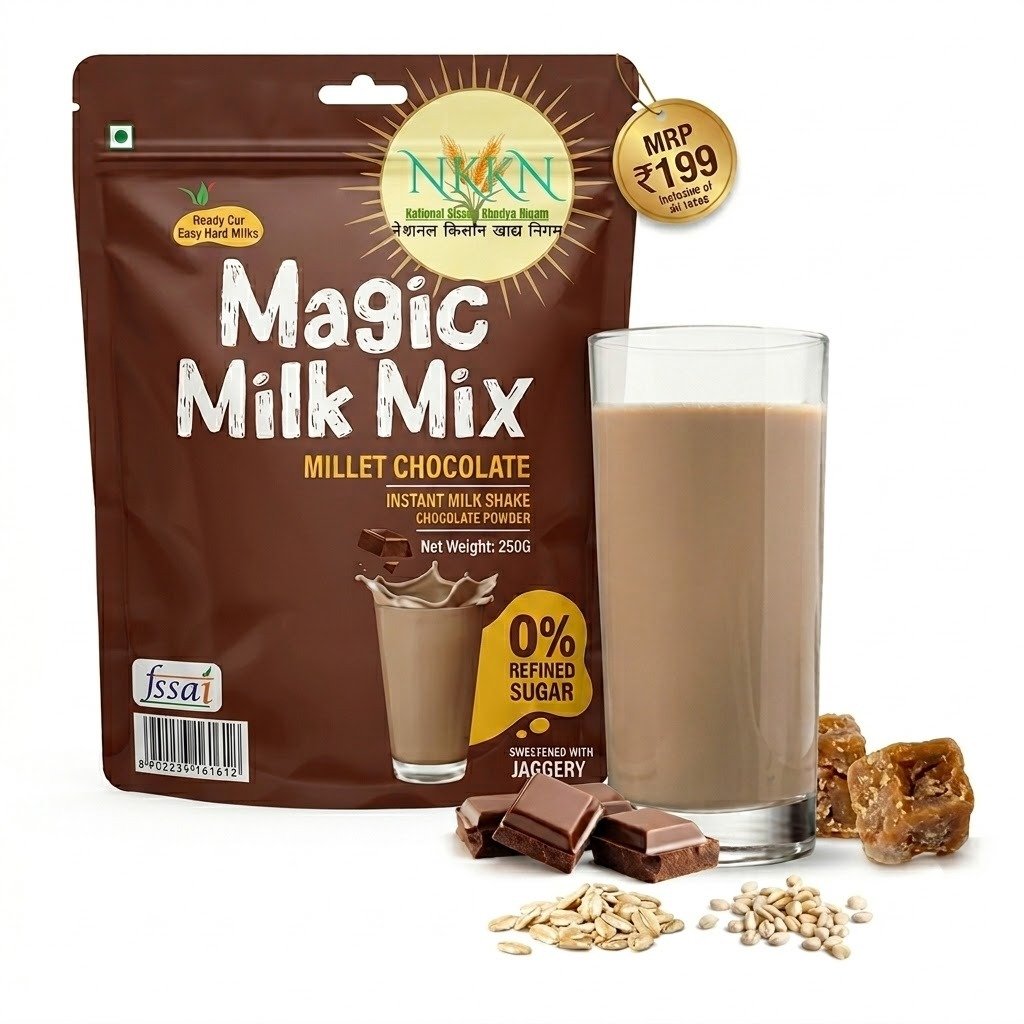 NKKN Brand Instant Millet with Chocolate Milkshake NKKN Brand Instant Millet with Chocolate Milkshake